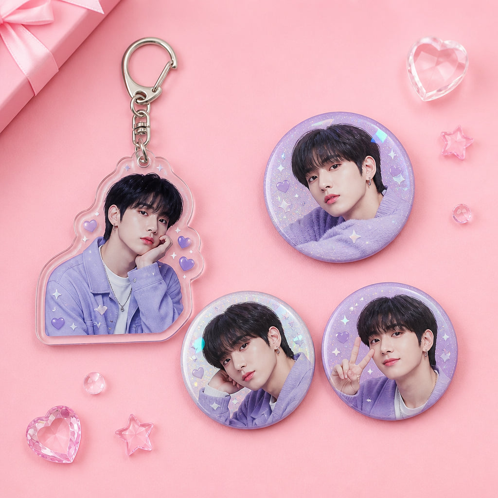 Acrylic Keyring Set
